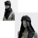 Label multi-wide shimag scarf