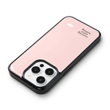 holiday epoxy bumper case (baby pink)