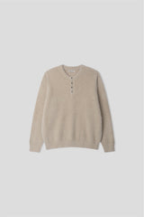 Hazy Angora Henley Neck Knit (6 Colors)