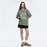 Rowdys ビーチバー Tシャツ_カーキグレー