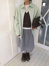Drizzle midi skirt (2color)