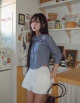 Hazel pumpkin balloon mini skirt