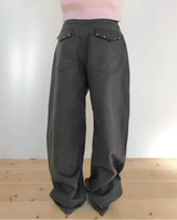 ローラブコットンマキシワイドパンツ