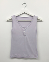 ログヘンリーネックスリーブレストップス (5color)