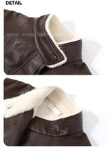 Signature Leather Warm Half Coat