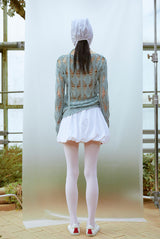 Scarf Set Knit Top (MINT)