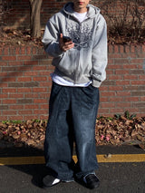 Dart Cappy Damage Denim Balloon Pants