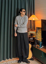 Men's ピュアクロップマッスルフィットニット 4COLOR