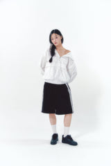 Bermuda Lace Pants Black