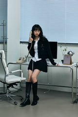 MILD CROP BLAZER / BLACK