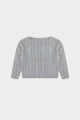Cinnamon cable knit_gray