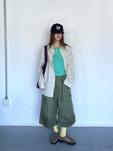 rivet bermuda pants