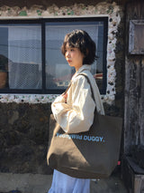 YWD TWILL ECO BAG-KHAKI