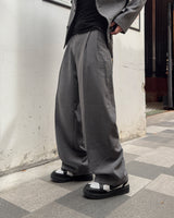 LUMI Back Banding Wide Slacks