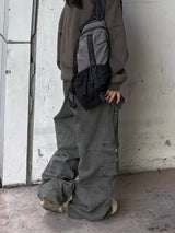 cation zipper wide pants