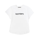 Keymisery Small Logo T-shirt (White)