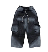 Dirty Off Multi-Cargo String Pants