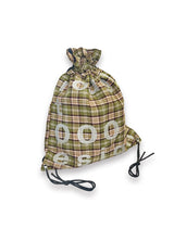 000 Design Check Gym Sack / Olive