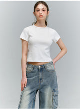 BTB : BLANK POCKET CARGO JEANS [BLUE CORE]
