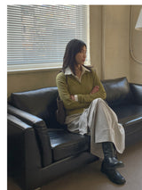 PB Open Collar Cardigan T-shirt