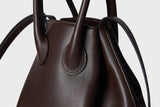 HANDLE BAG DARK BROWN