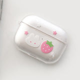 [AirPods] Strawberry rabbit hard case (only case)