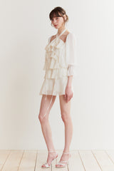 BALLON DRESS ivory