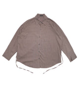 OPEN STRAP CHECK SHIRT