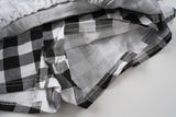 Evania Check Ruffle Skort