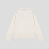 ASCLO ヘンリーネックニットロングT (4color)