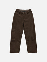 Down Lining Corduroy Wide Pants
