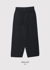Warm Cotton100 Balloon Fit Wide Pants (5color)