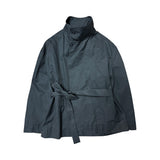 High-neck Short Trench Coat