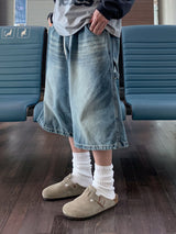 School Ribbed Long Socks