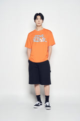 25SS バッドバニーロゴショートスリーブTシャツ オレンジ