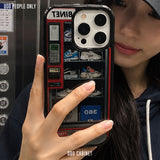 スニーカー ベンディングマシン ストリート バイブ エポキシ バンパー iPhone ケース