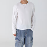 WAFFLE CROP MUSCLE LONG SLEEVE 