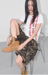 ベイウォッチ クロップTシャツ (WHITE) F25QB103