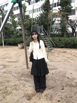 レインドットスカートパンツ