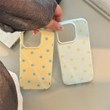 パステル トーン ドット パターン ジェリー iPhone ケース