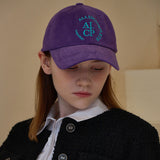 Round Logo Ball Cap (Purple)