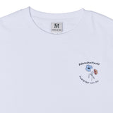 FMW フラワーロゴ Tシャツ - ホワイト