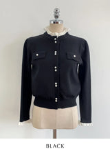 Coten Pearl Frill Knit Cardigan