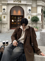 All Day Vertical Ribble Two-Way Half Neck Modal Knit Zip-Up