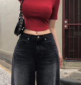 [MADE] Mark, vintage washing wide denim pants
