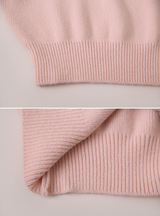 Pastel Crop Round Loose Knit (6color)