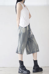 (Unisex) レークウォッシングハーフパンツ