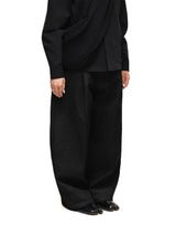 6CRAYON 11.3oz ブラックノンフェイドワイドレッグバギーデニムパンツ