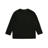 シースルー長袖Tシャツ BLACK