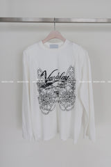 レース ビスチェプリントTシャツ